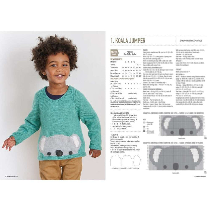 Toys & Treasures Knitting & Crochet Pattern Book 373-Pattern Book-The Australian Yarn Co-Wild & Woolly Yarns