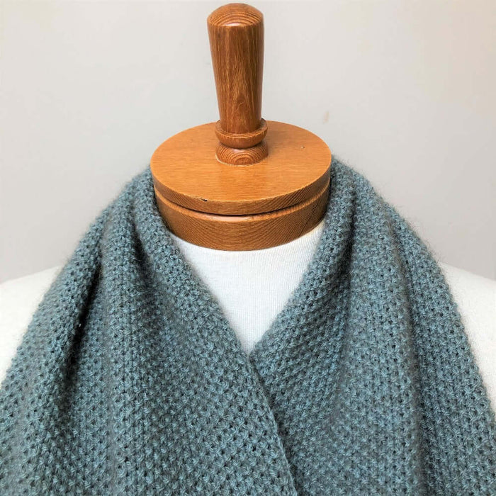 'Brisk & Saunter'... Easy Moss Stitch Scarf Knitting Pattern-Pattern-Wild and Woolly Yarns
