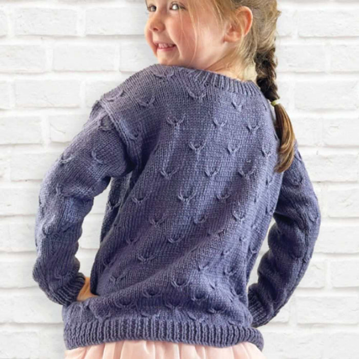 Butterfly Cardigan & Sweater Knitting Pattern (CRU2314)-Pattern-Wild and Woolly Yarns