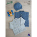 Cabled Front Cardigan, Vest & Hat Knitting Pattern (K381)-Pattern-Wild and Woolly Yarns