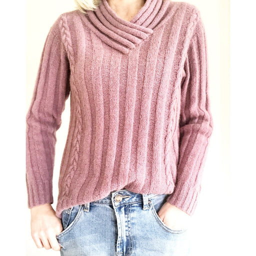 Cabled Possum Jumper Knitting Pattern #023-Pattern-Wild and Woolly Yarns