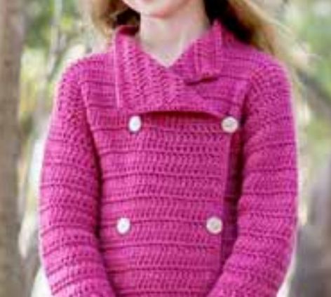 Cardigan/Coat Crochet Pattern (AE - 8012)-Pattern-Wild and Woolly Yarns