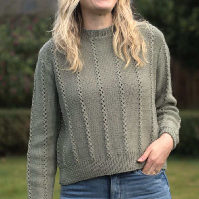 Carol Sweater Knitting Pattern (CRU2019)-Pattern-Wild and Woolly Yarns