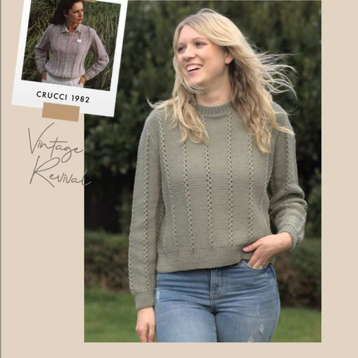 Carol Sweater Knitting Pattern (CRU2019)-Pattern-Wild and Woolly Yarns