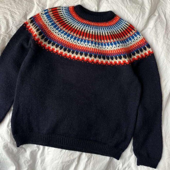 Celeste Sweater Man Knitting Pattern - PetiteKnit-Pattern-Wild and Woolly Yarns