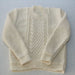 Child's Cabled Sweater Knitting Pattern (CRU2005)-Pattern-Wild and Woolly Yarns