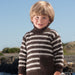 Chocolate Ripple Sweater Knitting Pattern - 8Ply (LF21)-Pattern-Wild and Woolly Yarns