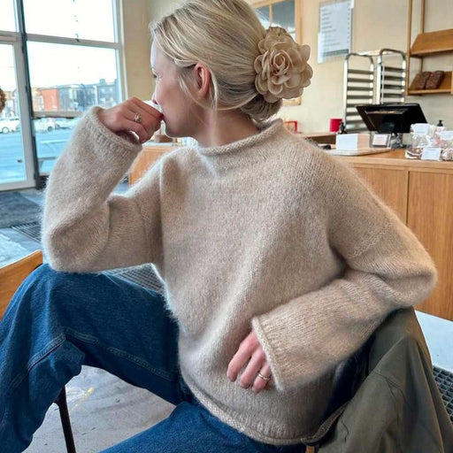 Cloud Sweater Knitting Pattern - PetiteKnit-Pattern-Wild and Woolly Yarns