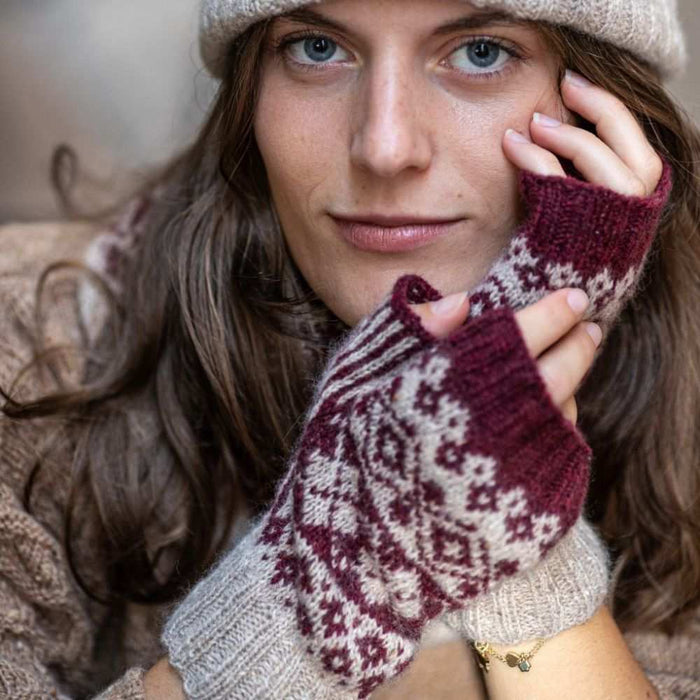 Cometa Beanie & Mittens & Cowl Knitting Pattern-Pattern-Wild and Woolly Yarns