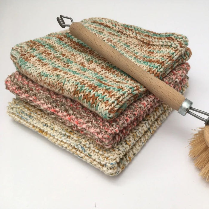 Cotton Dishcloths Knitting Pattern-Pattern-Wild and Woolly Yarns