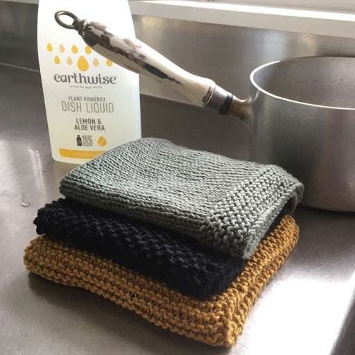 Cotton Dishcloths Knitting Pattern-Pattern-Wild and Woolly Yarns