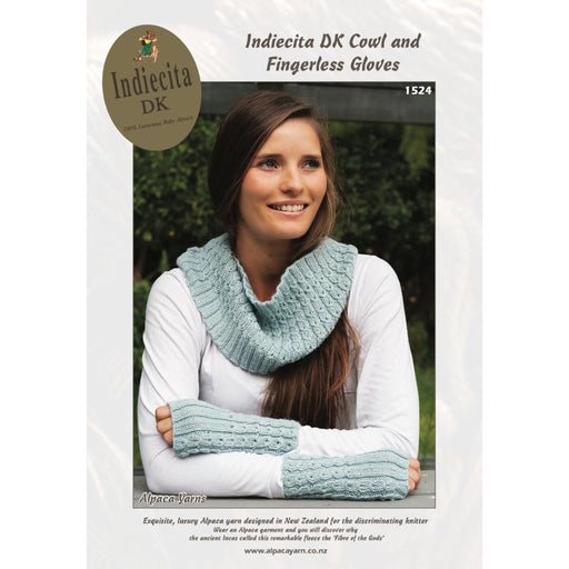 Cowl & Fingerless Gloves Knitting Pattern (1524)-Pattern-Wild and Woolly Yarns