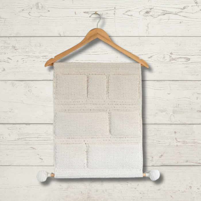 Craft Room or Bathroom Wall Storage Crochet Pattern (N1754)-Pattern-Wild and Woolly Yarns