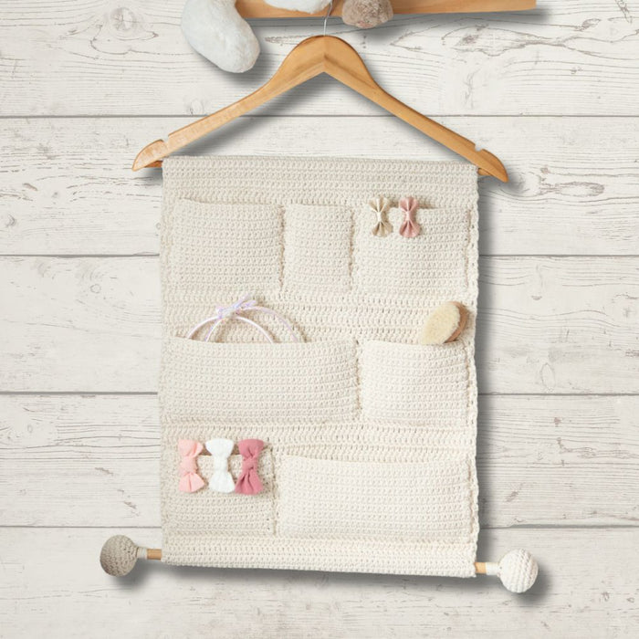 Craft Room or Bathroom Wall Storage Crochet Pattern (N1754)-Pattern-Wild and Woolly Yarns