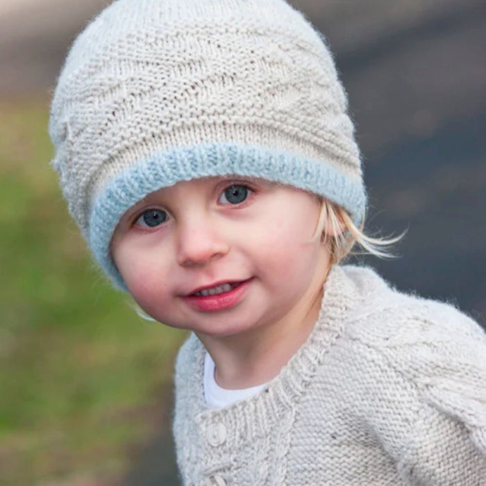 Cream Caramel Beanie Knitting Pattern - 8Ply (LF22)-Pattern-Wild and Woolly Yarns