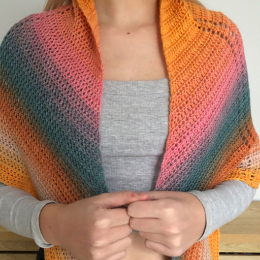 Crochet Kerchief Pattern (N1692)-Pattern-Wild and Woolly Yarns