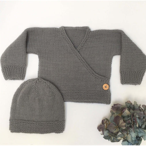 Baby crossover cardigan knitting pattern cheap