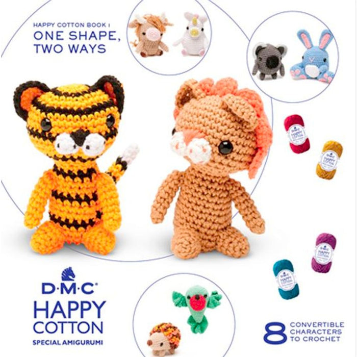 DMC Happy Cotton Pattern Book 1 - One Shape, Two Ways-Pattern-Wild and Woolly Yarns