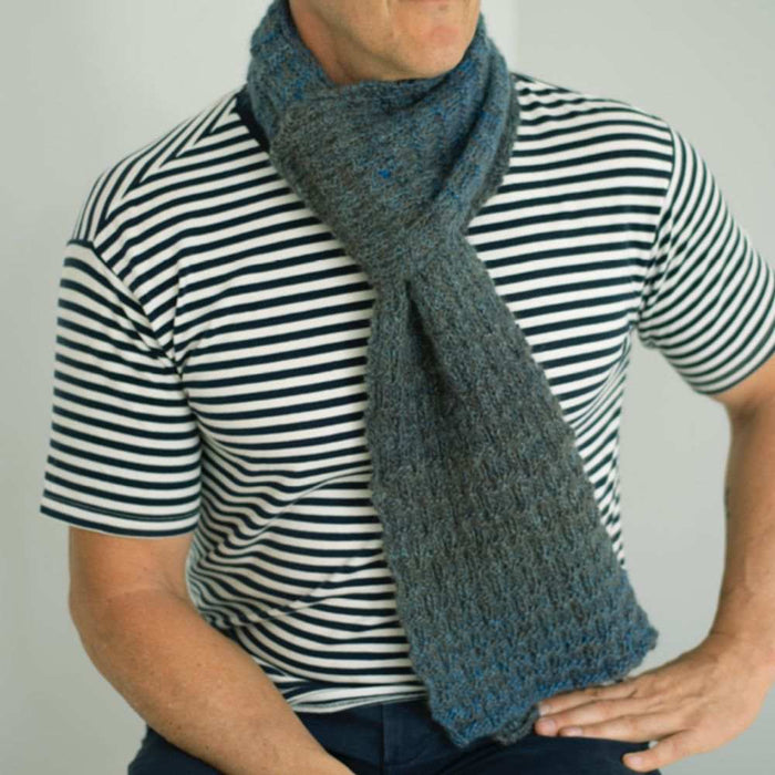 Dad Scarf Knitting Pattern (N1680)-Pattern-Wild and Woolly Yarns