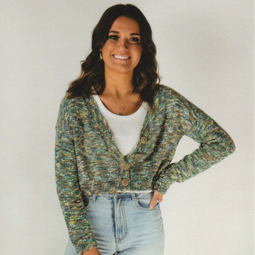 Easy Cardigan Knitting Pattern (2304)-Pattern-Wild and Woolly Yarns
