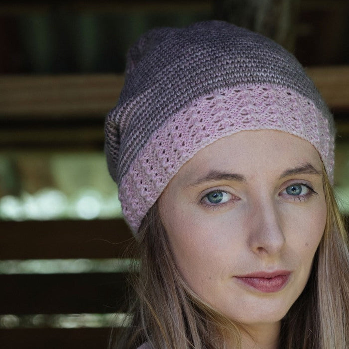 Esme Slouchy Hat Knitting Pattern - 4Ply (HC14)-Pattern-Wild and Woolly Yarns