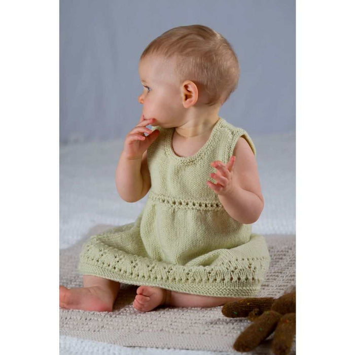 Evangeline Dress Knitting Pattern - 8Ply (BC38)-Pattern-Wild and Woolly Yarns