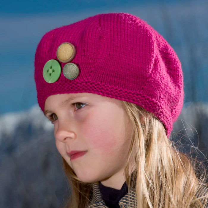 Evie Beret Knitting Pattern (LC03)-Pattern-Wild and Woolly Yarns