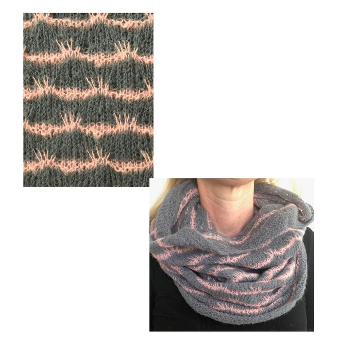 Field of Flowers Cowl Knitting Pattern (N1711)-Pattern-Wild and Woolly Yarns