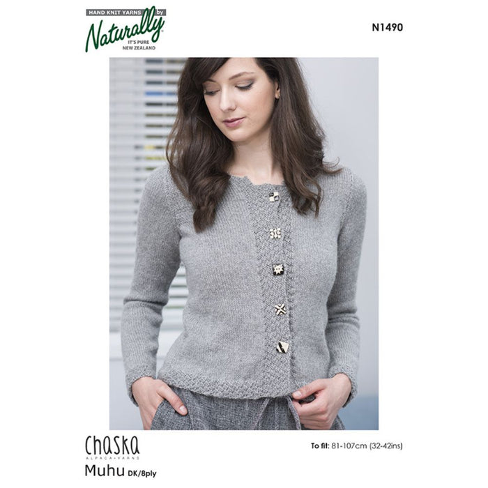 Fitting Little Jacket Knitting Pattern (N1490)-Pattern-Wild and Woolly Yarns