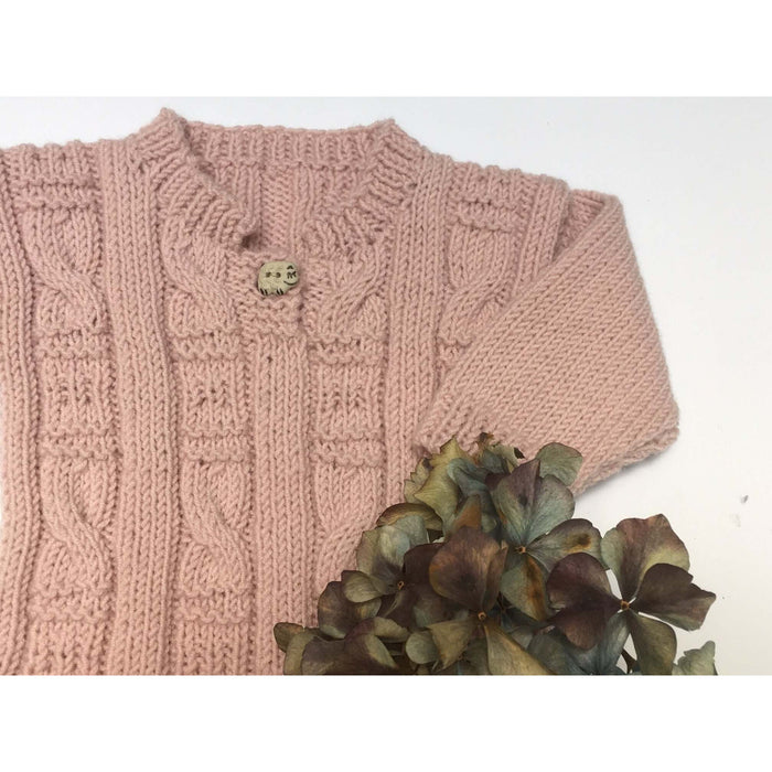 Four Cable Sweater Knitting Pattern (K396)-Pattern-Wild and Woolly Yarns