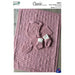 Gansey Love Pram Accessories Knitting Pattern (K3011)-Pattern-Wild and Woolly Yarns