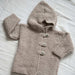 Garter Stitch Jacket with Hood Knitting Pattern (K512)-Pattern-Wild and Woolly Yarns