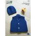 Garter Stitch Vest and Hat Knitting Pattern (K432)-Pattern-Wild and Woolly Yarns