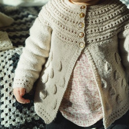 Georgiana Cardi Knitting Pattern - 4Ply (BC88)-Pattern-Wild and Woolly Yarns