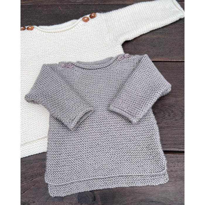 Georgie Jumper Knitting Pattern - 4Ply & 8Ply-Pattern-Wild and Woolly Yarns