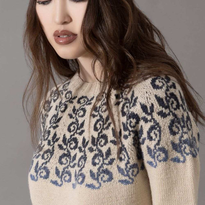 Giglio Sweater Knitting Pattern-Pattern-Wild and Woolly Yarns
