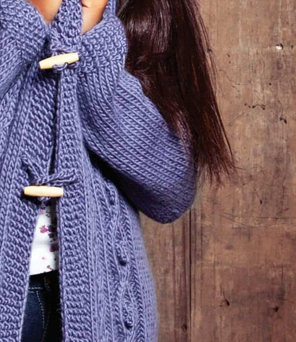 Girl's Coat Knitting Pattern (AE - 0001)-Pattern-Wild and Woolly Yarns