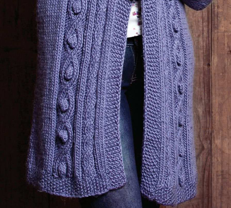 Girl's Coat Knitting Pattern (AE - 0001)-Pattern-Wild and Woolly Yarns