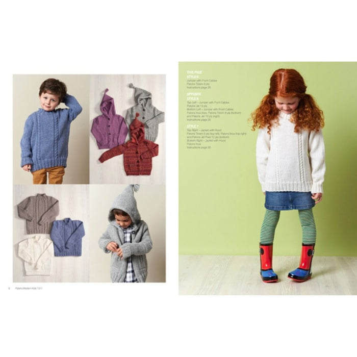 Hand Knits For Modern Kids Pattern Book (1317)-Pattern-Wild and Woolly Yarns