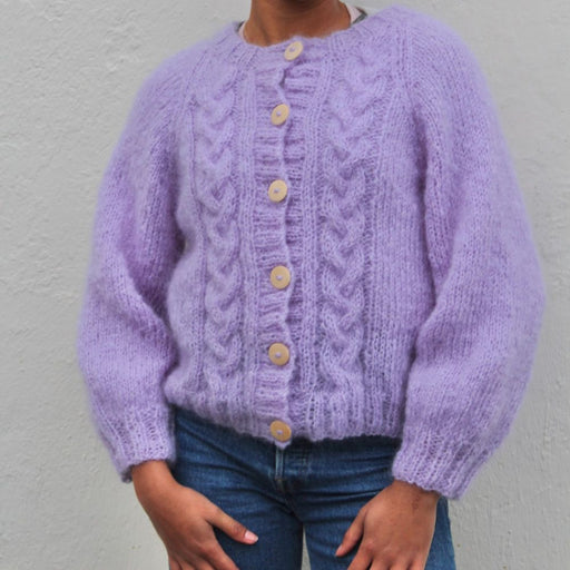 Hannah Iris Cardigan Knitting Pattern (160)-Pattern-Wild and Woolly Yarns