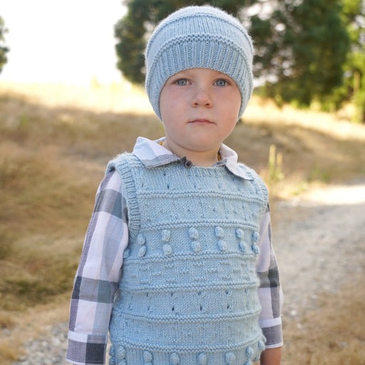 Harley Vest and Hat Knitting Pattern - 8Ply (LF42)-Pattern-Wild and Woolly Yarns