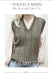 Unisex olive V-neck vest knitting pattern using Touch Merino 8ply yarn.
