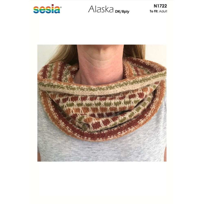 Harvest Festival Cowl Knitting Pattern (N1722)-Pattern-Wild and Woolly Yarns