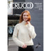 Crucci high neck sweater knitting pattern design 1496 with pure wool.