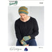 His Beanie and Fingerless Gloves Knitting Pattern (N1630)-Pattern-Wild and Woolly Yarns