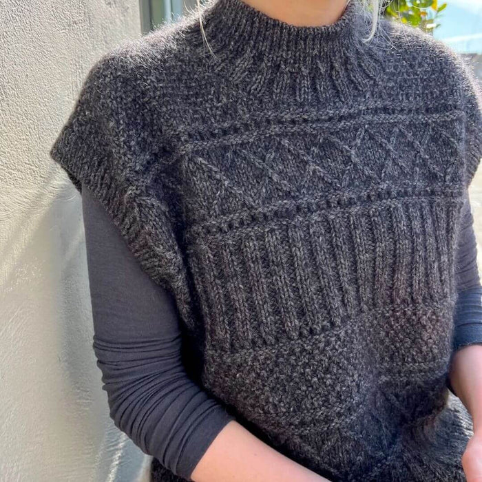 Ingrid Slipover Knitting Pattern - PetiteKnit-Pattern-Wild and Woolly Yarns