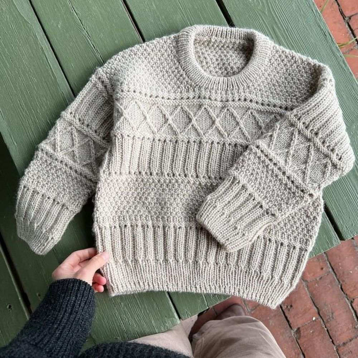Ingrid Sweater Junior Knitting Pattern - PetiteKnit-Pattern-Wild and Woolly Yarns