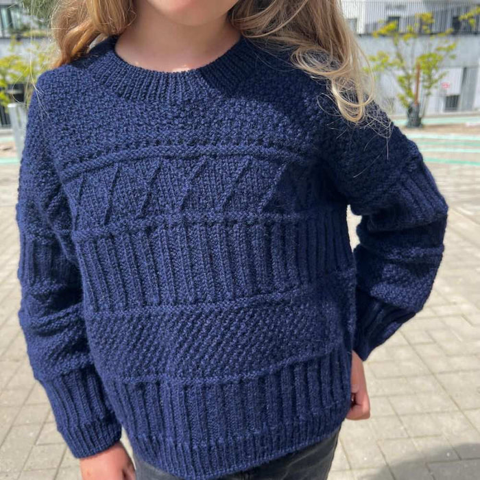 Ingrid Sweater Junior Knitting Pattern - PetiteKnit-Pattern-Wild and Woolly Yarns