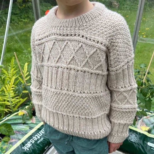 Ingrid Sweater Junior Knitting Pattern - PetiteKnit-Pattern-Wild and Woolly Yarns