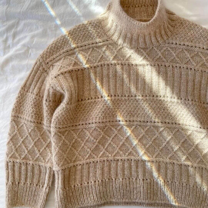 Ingrid Sweater Knitting Pattern- PetiteKnit-Pattern-Wild and Woolly Yarns